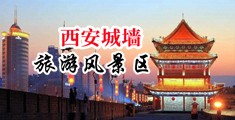 靠逼流水视频中国陕西-西安城墙旅游风景区